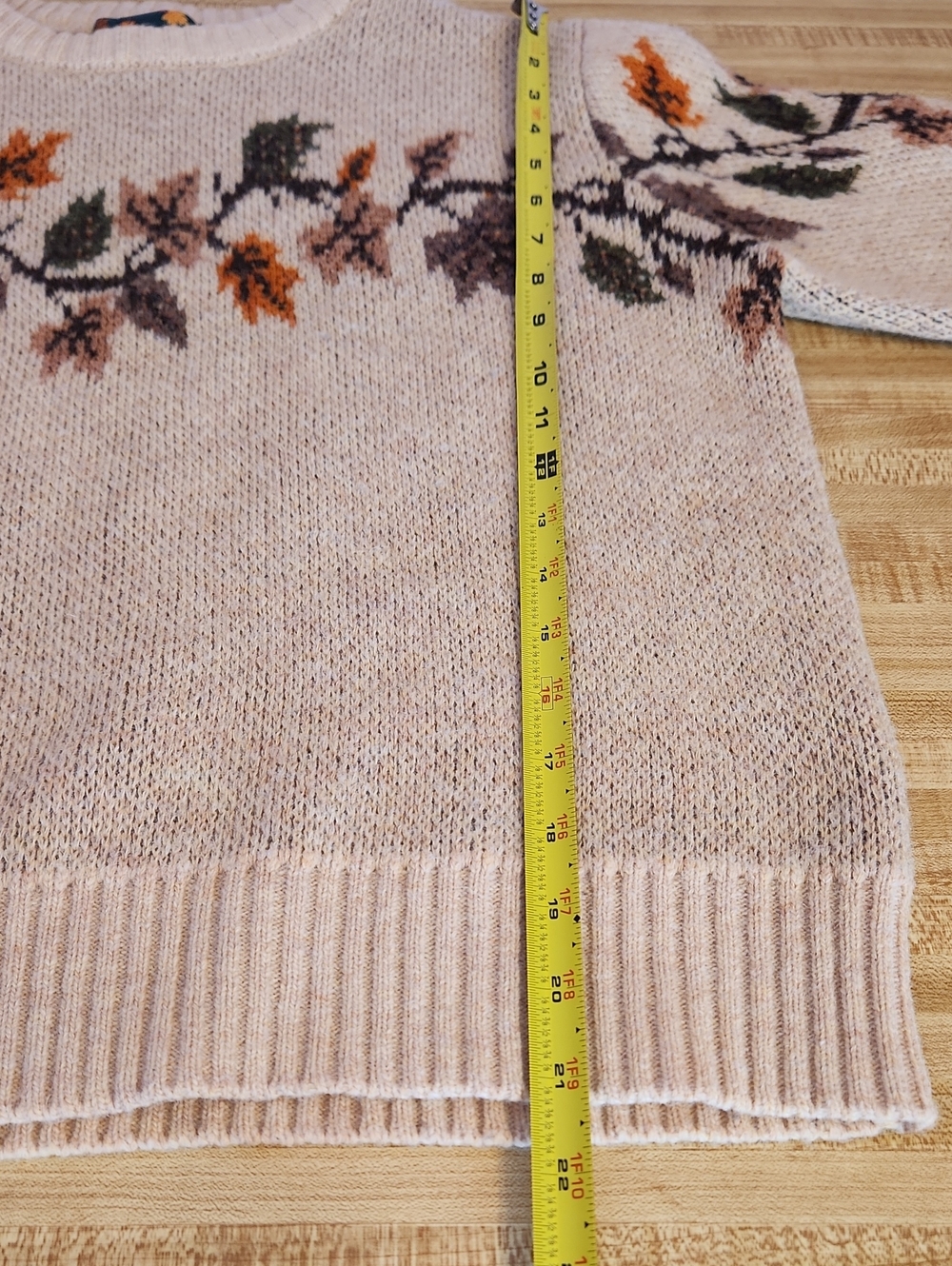 KIEL JAMES PATRICK “Autumn Weather” Wool blend Knit Sweater, size S - Picture 8 of 9